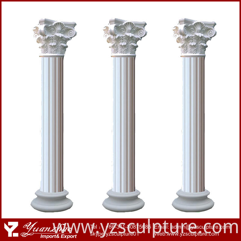 White Marble Column 